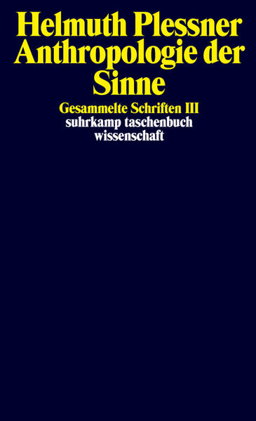 Produktbild: Anthropologie der Sinne | Helmuth Plessner