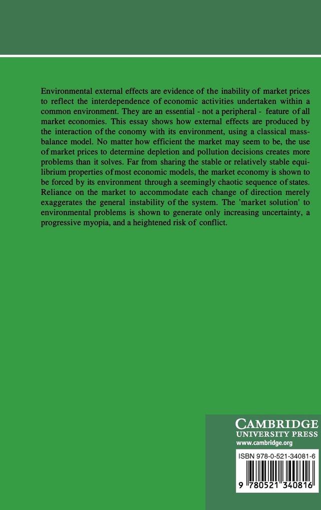 Weitere Ansicht: Economy and Environment | Charles Perrings