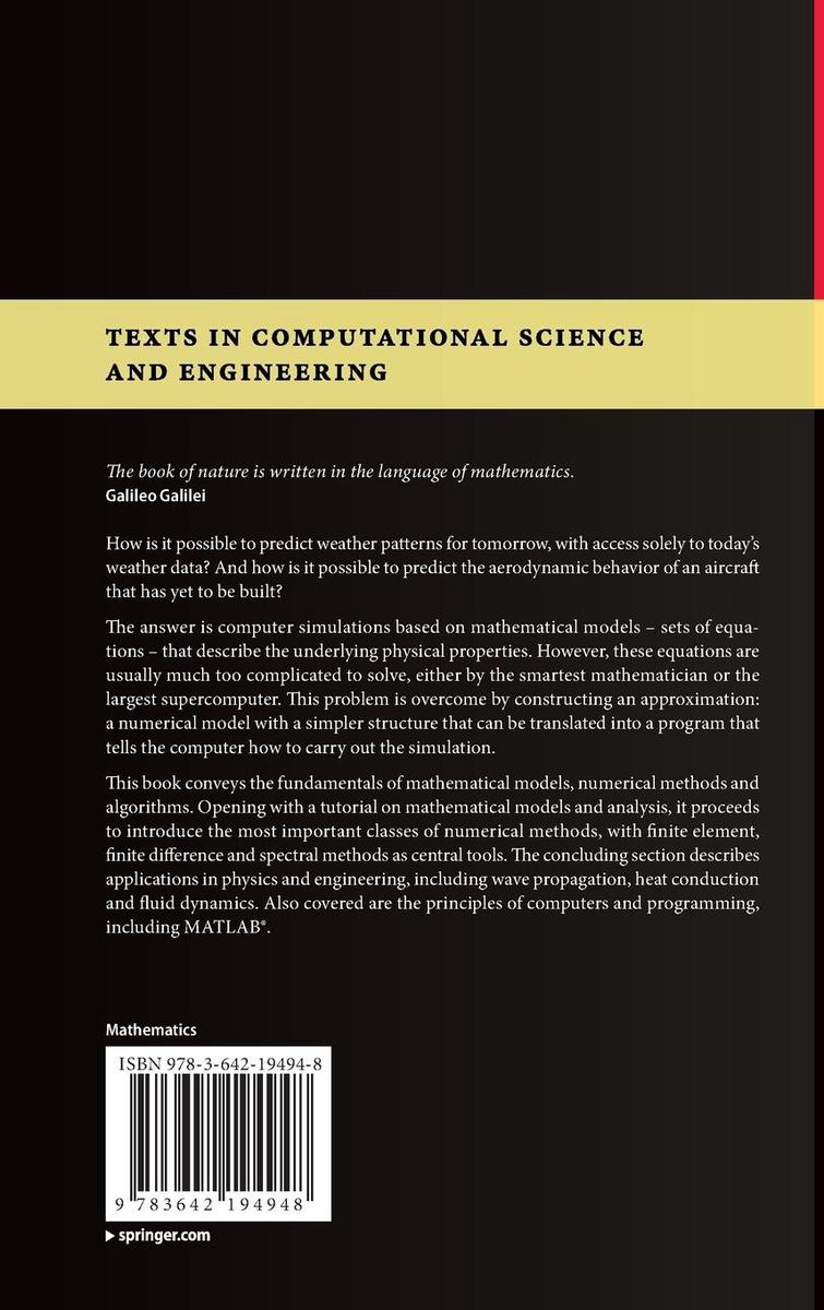 Weitere Ansicht: Fundamentals of Scientific Computing | Bertil Gustafsson
