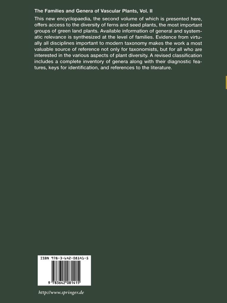 Weitere Ansicht: Flowering Plants · Dicotyledons | Klaus Kubitzki