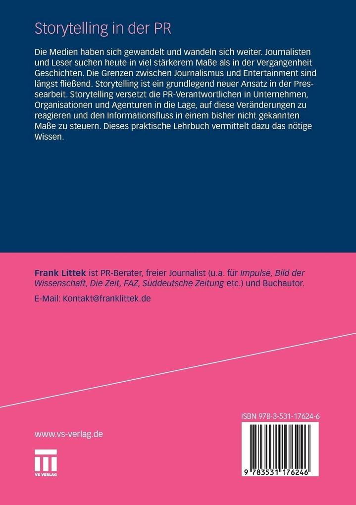 Weitere Ansicht: Storytelling in der PR | Frank Littek