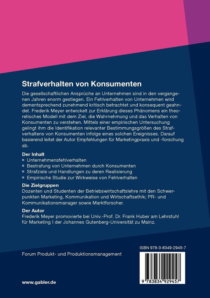 Weitere Ansicht: Strafverhalten von Konsumenten | Frederik Meyer