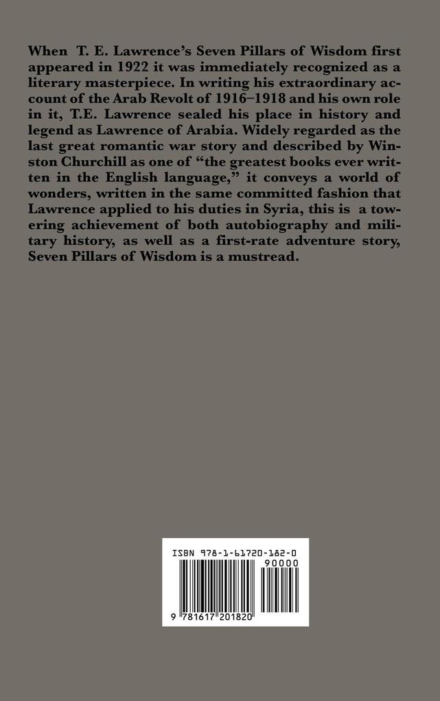 Weitere Ansicht: Seven Pillars of Wisdom A Triumph - The Epic Memoir of Lawrence of Arabia and the Arab Revolt | T. E. Lawrence