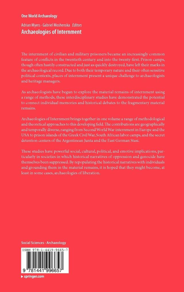 Weitere Ansicht: Archaeologies of Internment