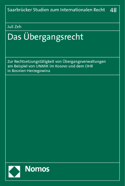 Produktbild: Das Übergangsrecht | Juli Zeh
