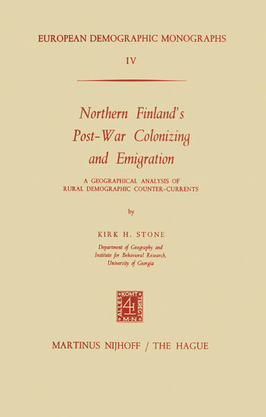 Produktbild: Northern Finland's Post-War Colonizing and Emigration | K. H. Stone