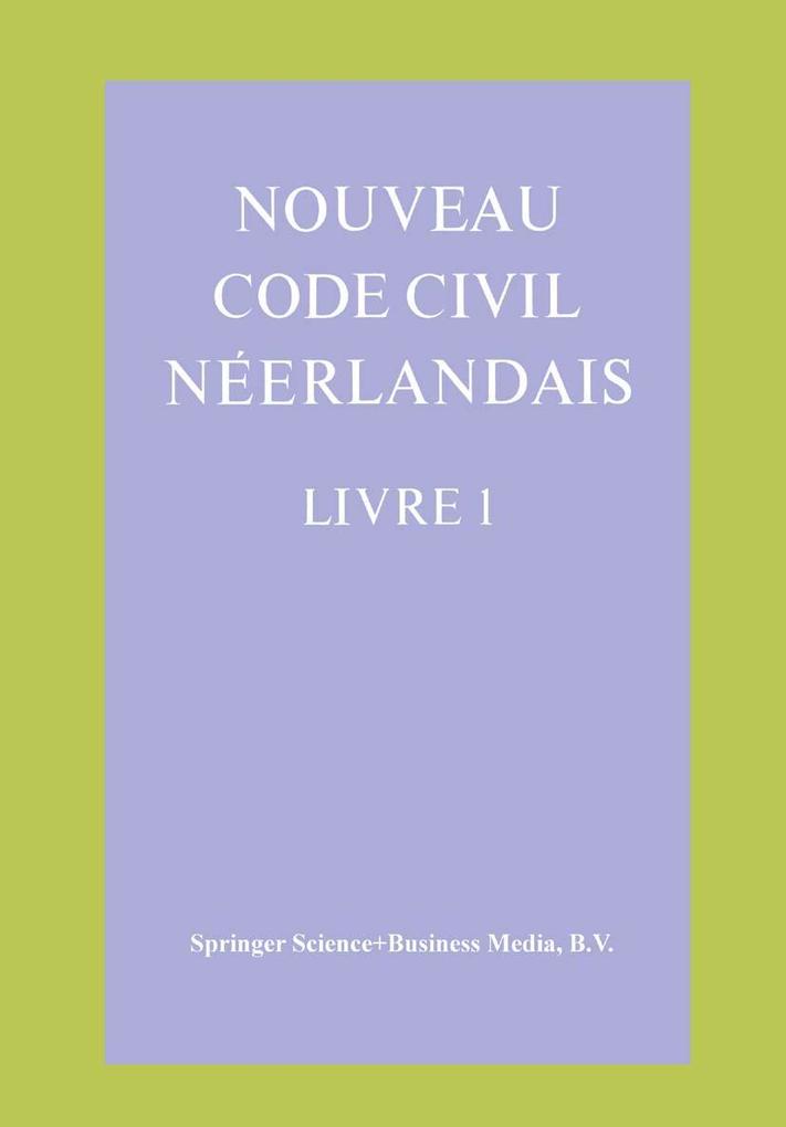 Produktbild: Nouveau Code Civil Néerlandais Livre 1 | Louis F. Ganshof, Charles Petit