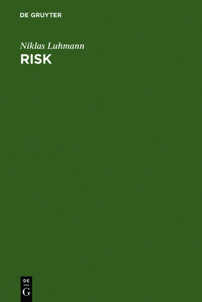 Produktbild: Risk | Niklas Luhmann