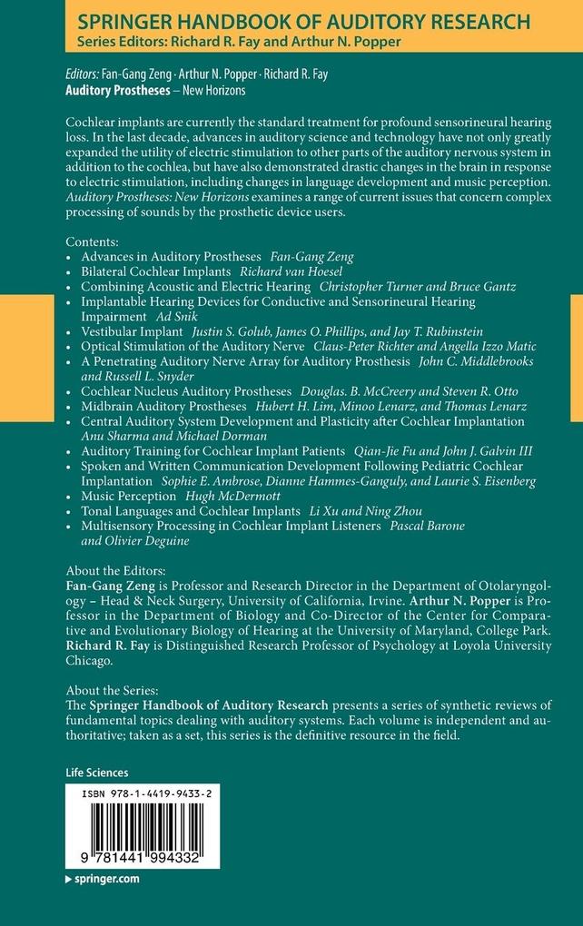 Weitere Ansicht: Auditory Prostheses
