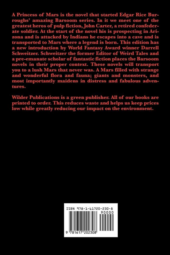 Weitere Ansicht: The Barsoom Chronicles #1 a Princess of Mars | Edgar Rice Burroughs