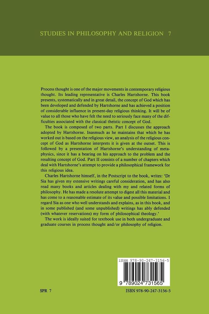 Weitere Ansicht: God in Process Thought | S. Sia