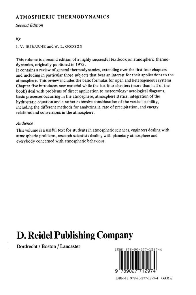 Weitere Ansicht: Atmospheric Thermodynamics