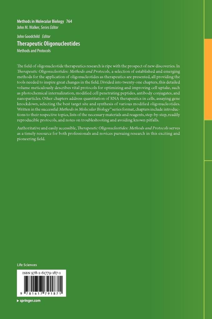 Weitere Ansicht: Therapeutic Oligonucleotides