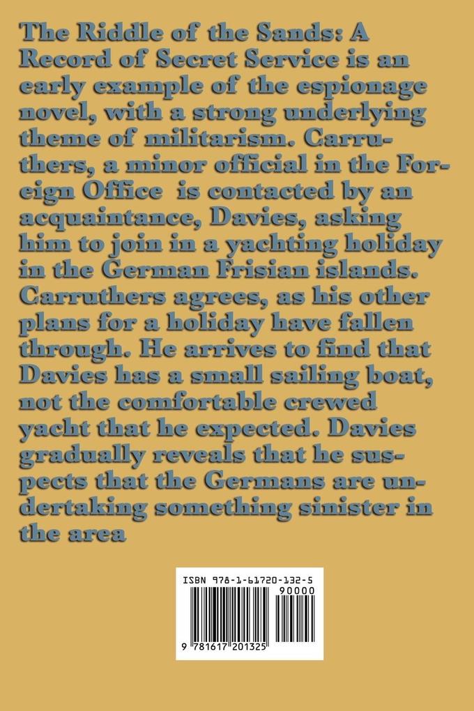 Weitere Ansicht: The Riddle of the Sands | Erskine Childers