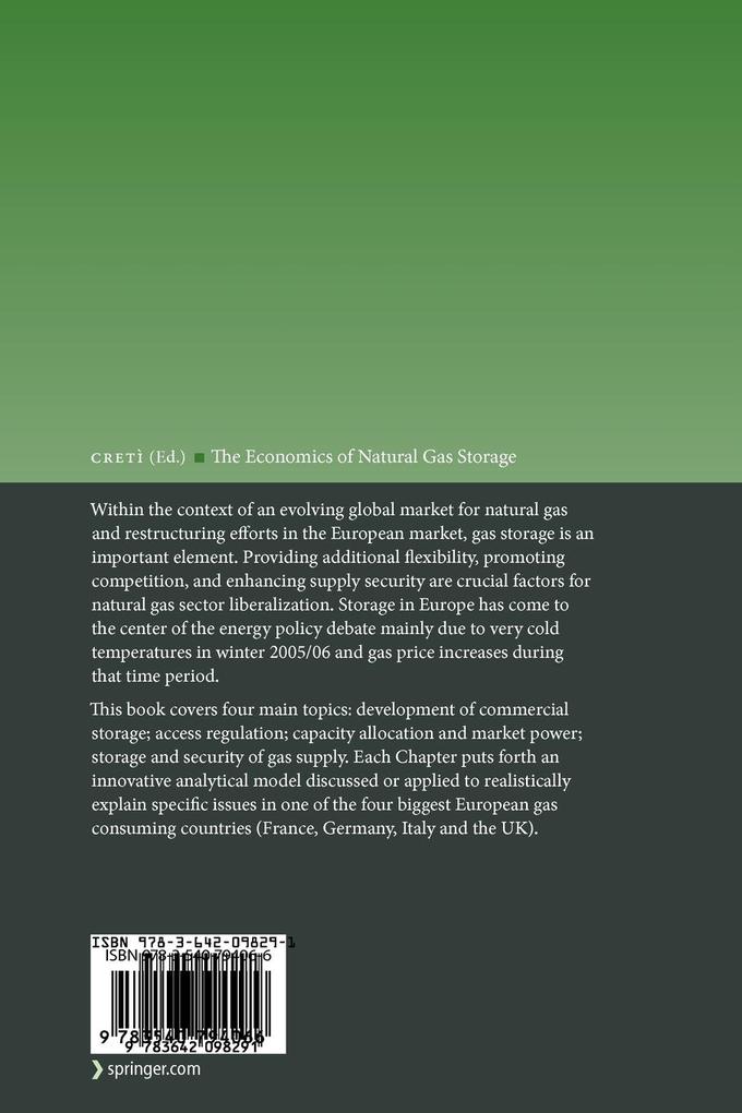 Weitere Ansicht: The Economics of Natural Gas Storage