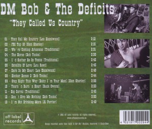 Weitere Ansicht: They Called Us Country | DM Bob And The Deficits