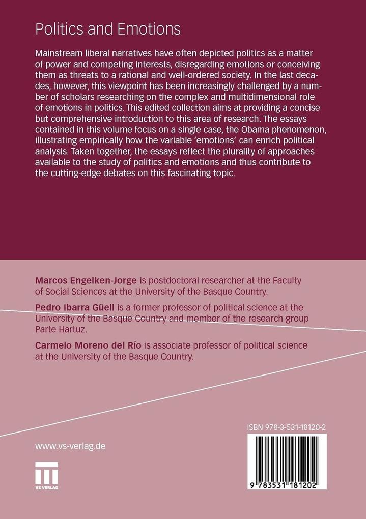 Weitere Ansicht: Politics and Emotions