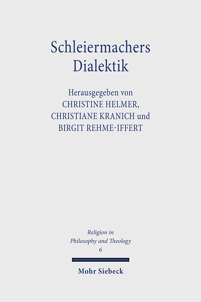 Produktbild: Schleiermachers Dialektik