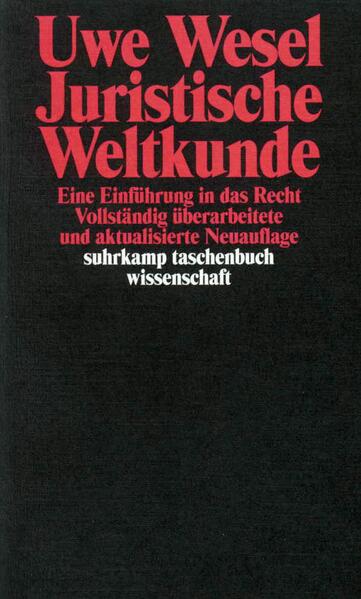 Produktbild: Juristische Weltkunde | Uwe Wesel