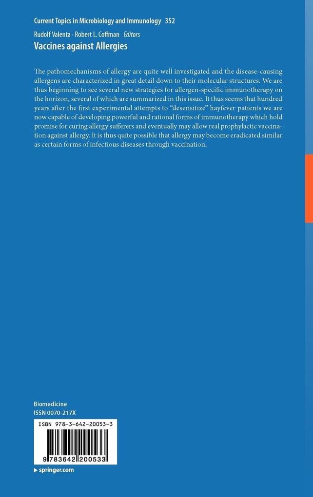 Weitere Ansicht: Vaccines against Allergies