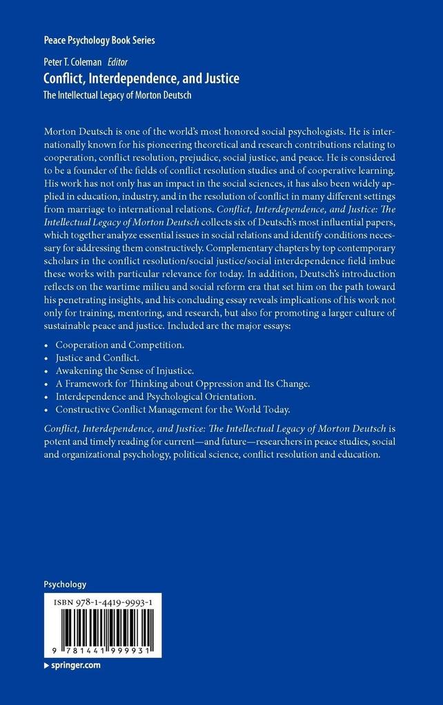 Weitere Ansicht: Conflict, Interdependence, and Justice