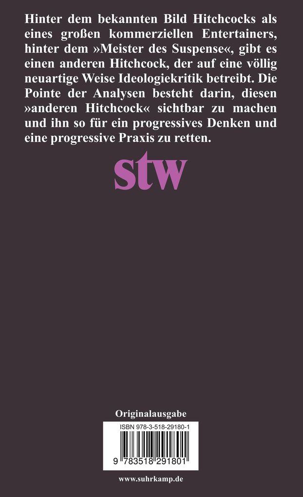 Weitere Ansicht: Was Sie immer schon über Lacan wissen wollten und Hitchcock nie zu fragen wagten | Slavoj Zizek, Mladen Dolar, Alenka Zupancic, Stojan Pelko, Miran Bozovic