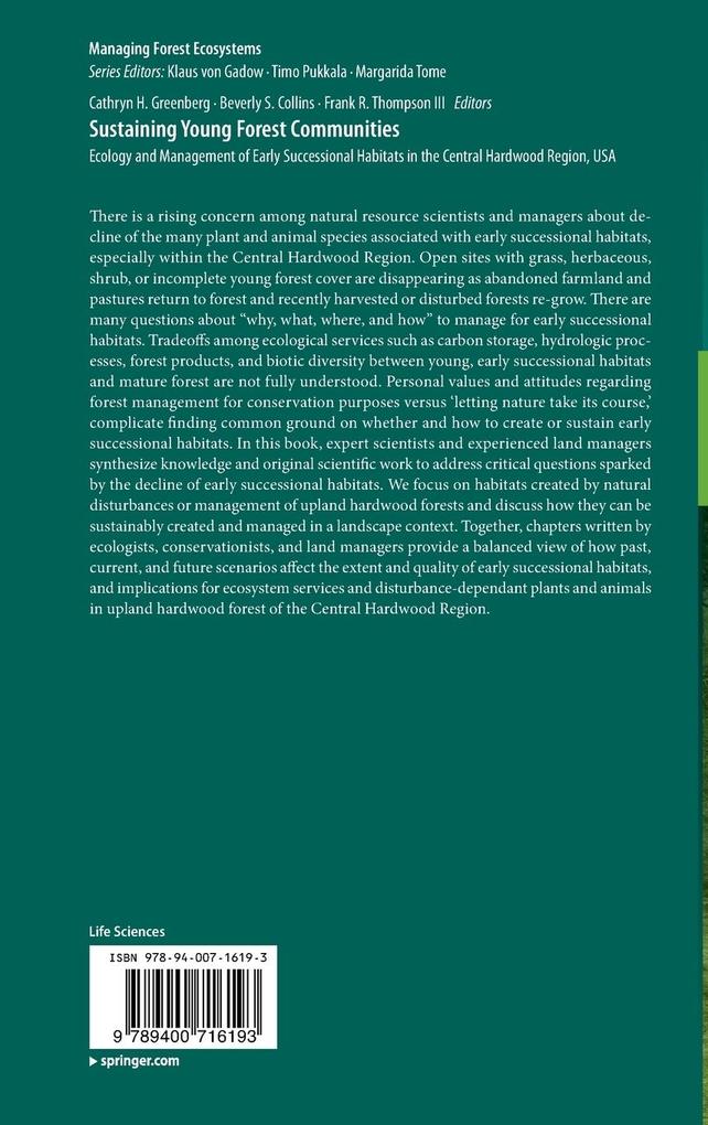 Weitere Ansicht: Sustaining Young Forest Communities