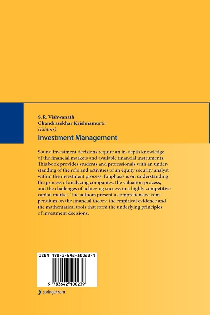 Weitere Ansicht: Investment Management