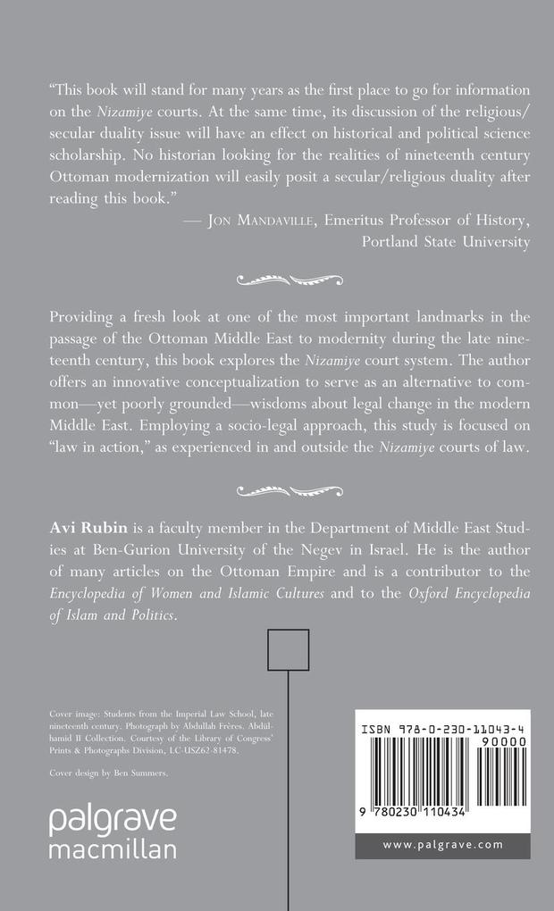 Weitere Ansicht: Ottoman Nizamiye Courts | A. Rubin