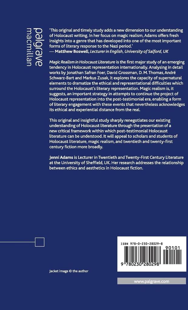 Weitere Ansicht: Magic Realism in Holocaust Literature | J. Adams