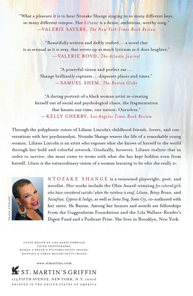Weitere Ansicht: Liliane | Ntozake Shange