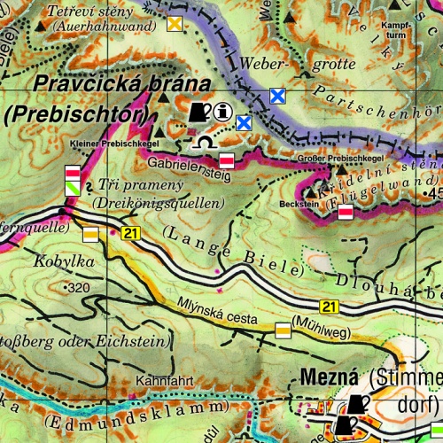 Weitere Ansicht: Böhmische Schweiz 1:40000 | Rolf Böhm