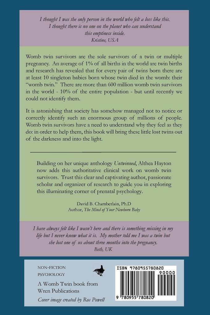 Weitere Ansicht: Womb Twin Survivors: The Lost Twin in the Dream of the Womb | Althea Margaret Hayton