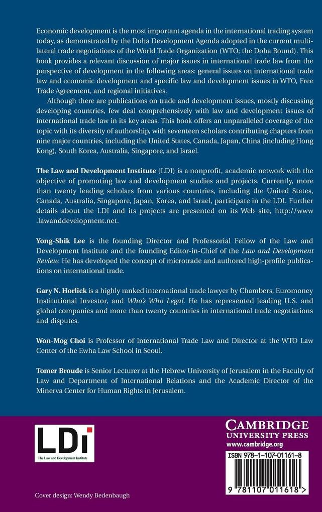 Weitere Ansicht: Law and Development Perspective on International Trade Law