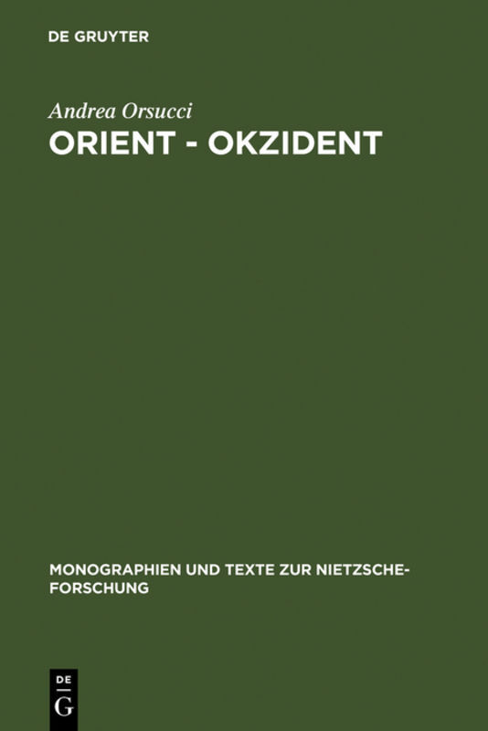 Produktbild: Orient - Okzident | Andrea Orsucci