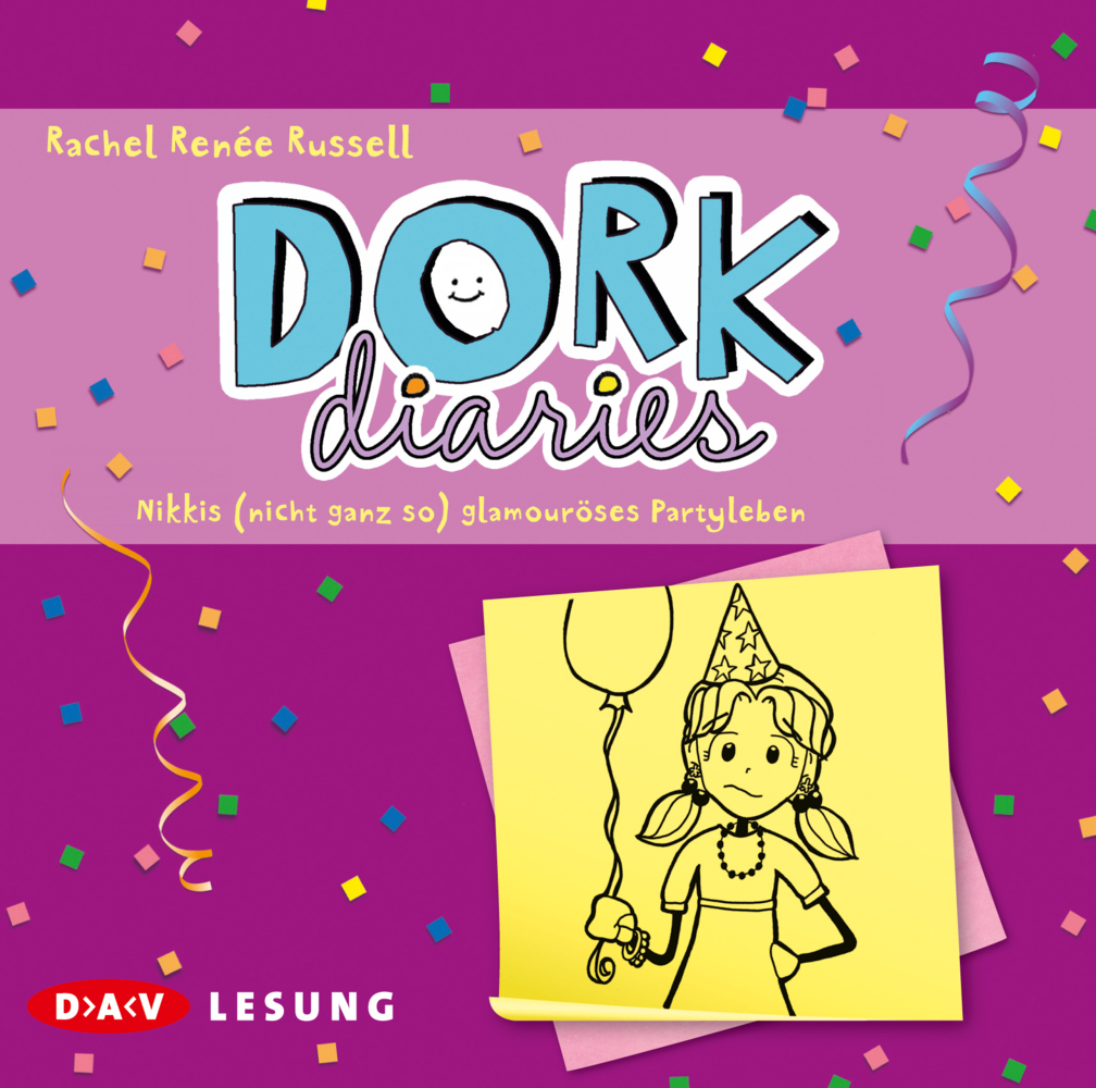Produktbild: DORK Diaries - Nikkis (nicht ganz so) glamouröses Partyleben, 2 Audio-CDs | Rachel Renée Russell