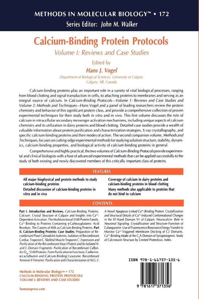 Weitere Ansicht: Calcium-Binding Protein Protocols