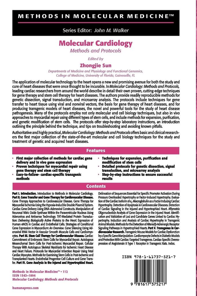 Weitere Ansicht: Molecular Cardiology