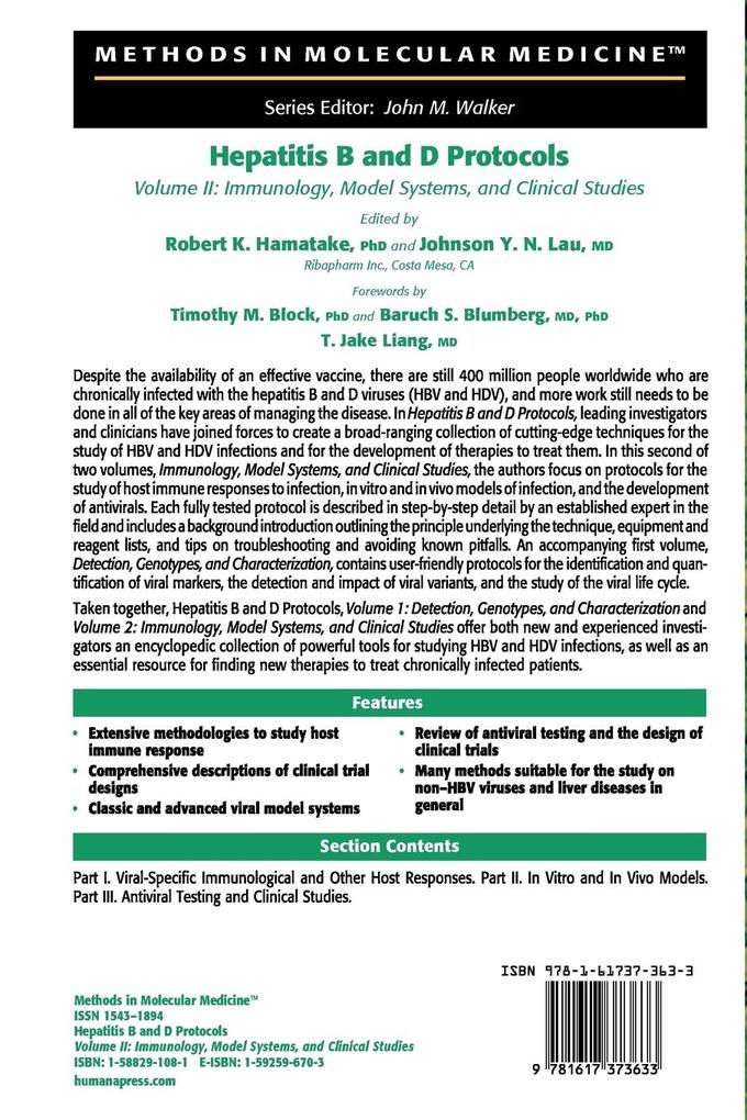 Weitere Ansicht: Hepatitis B and D Protocols