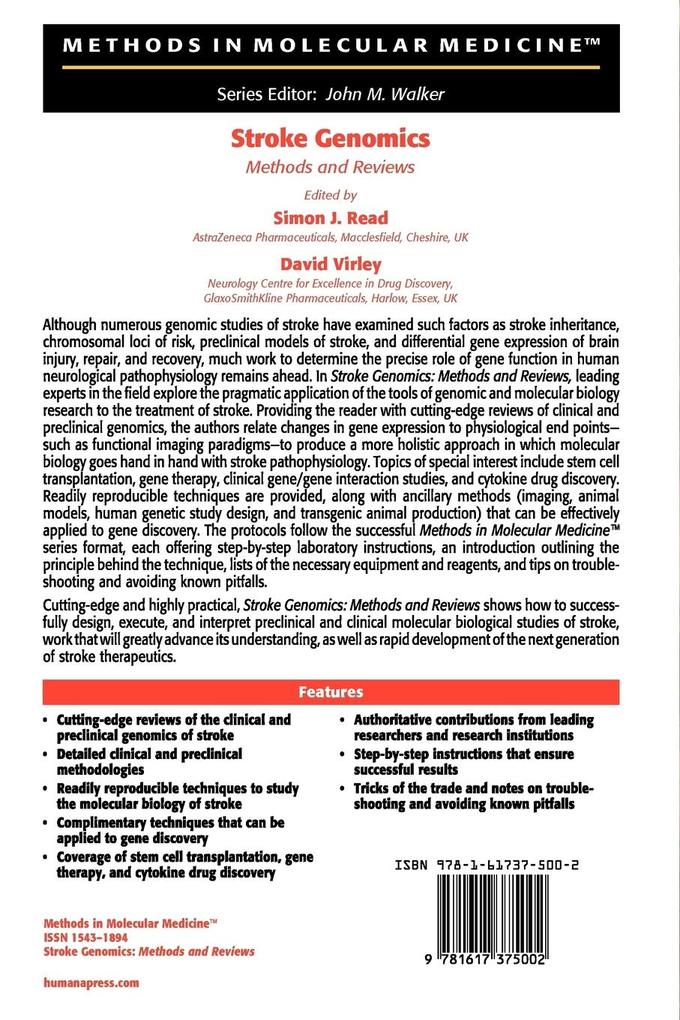 Weitere Ansicht: Stroke Genomics
