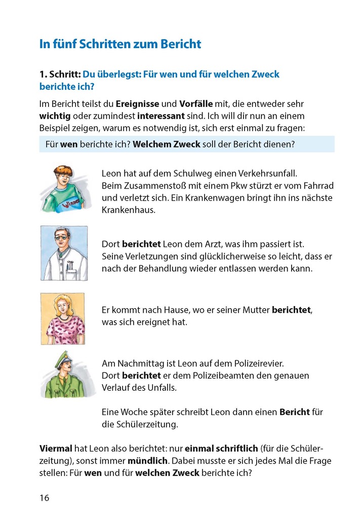 Weitere Ansicht: Bericht. Aufsatz 5.-7. Klasse | Gerhard Widmann