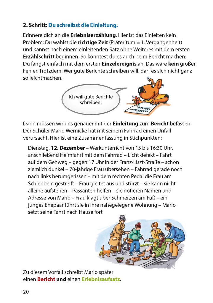 Weitere Ansicht: Bericht. Aufsatz 5.-7. Klasse | Gerhard Widmann