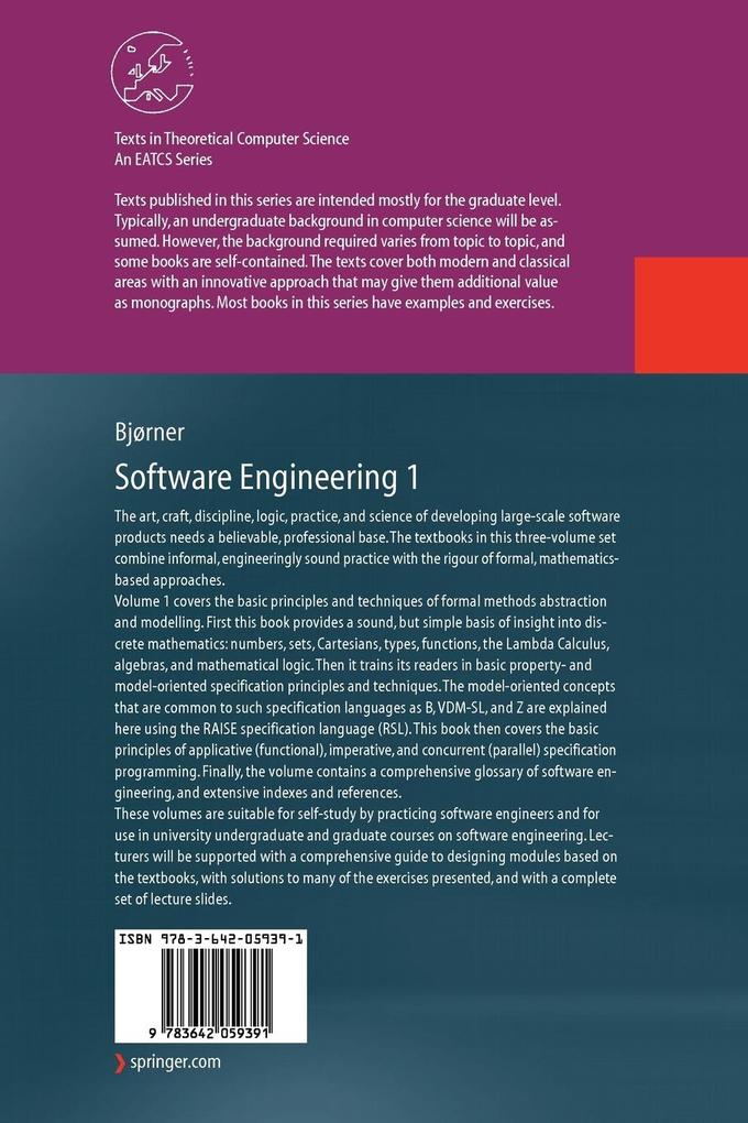 Weitere Ansicht: Software Engineering 1 | Dines Bjørner
