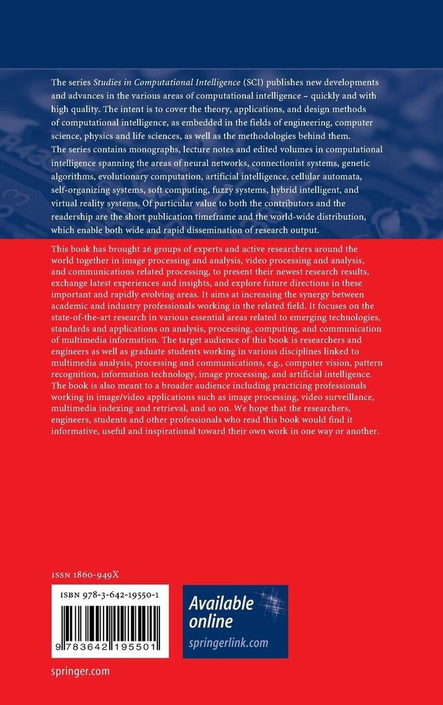 Weitere Ansicht: Multimedia Analysis, Processing and Communications