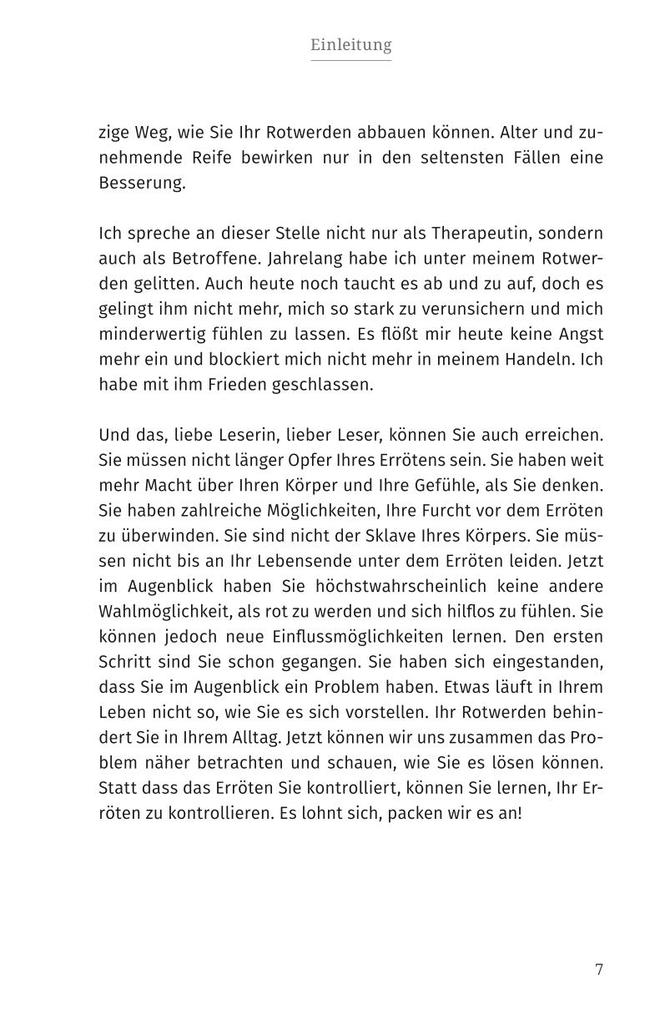 Weitere Ansicht: Keine Angst vor dem Erröten | Doris Wolf