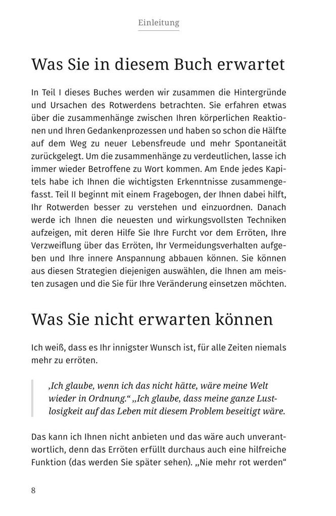 Weitere Ansicht: Keine Angst vor dem Erröten | Doris Wolf