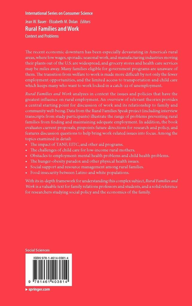 Weitere Ansicht: Rural Families and Work