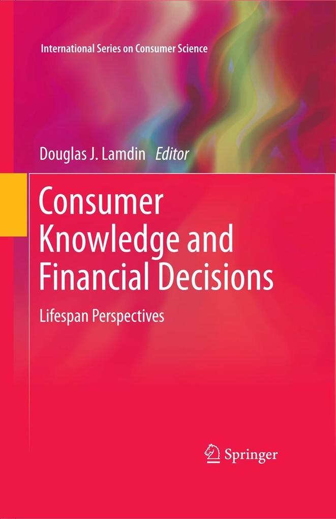 Produktbild: Consumer Knowledge and Financial Decisions