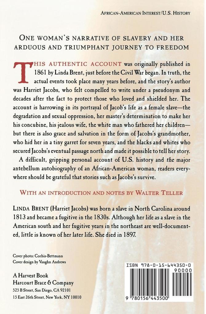 Weitere Ansicht: Incidents in the Life of a Slave Girl | Linda Brent, Harriet Ann Jacobs