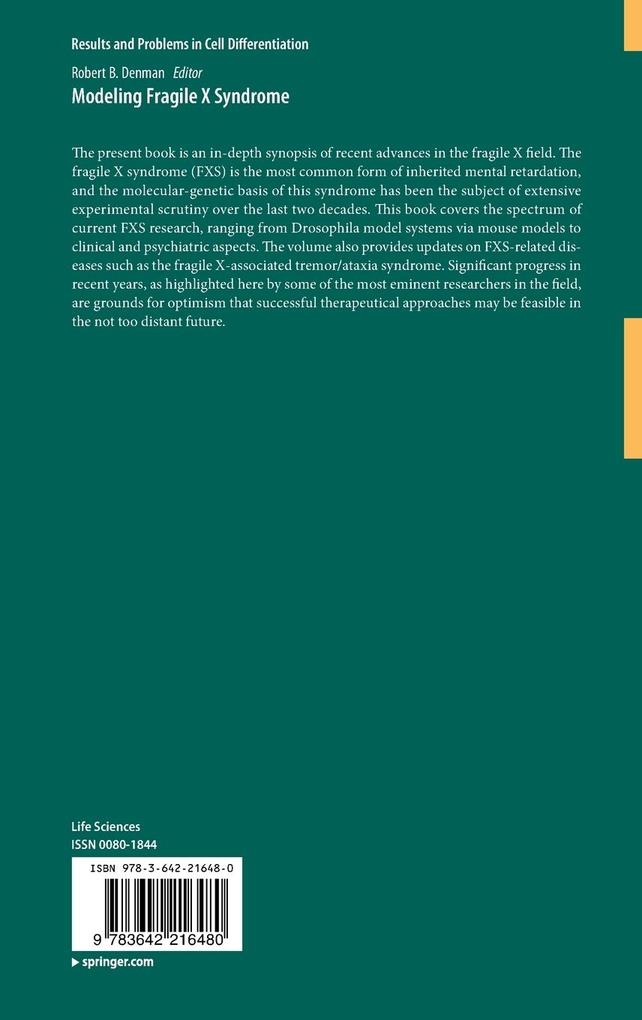 Weitere Ansicht: Modeling Fragile X Syndrome